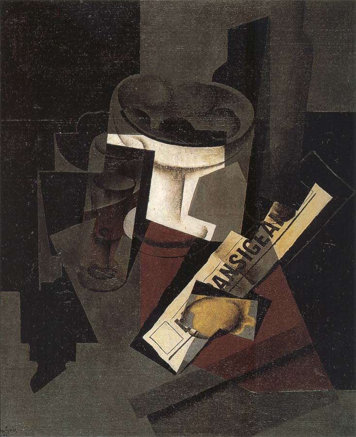 The still life having newspaper